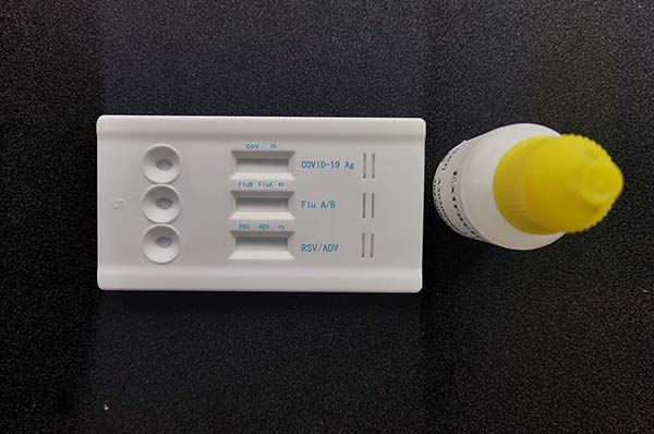 COVID-19/Influenza A+B/RSV/ADV Antigen Combo Rapid Test(Colloidal Gold)